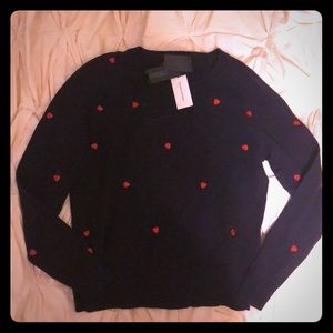 NWT Banana Republic Merino Wool Heart Sweater